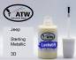 Preview: Jeep, Sterling Metallic, 3D: 20ml Lackstift, von ATW Autoteile West.